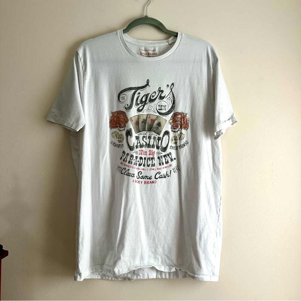 Lucky Brand •‎ Tiger's Den Casino Tee
